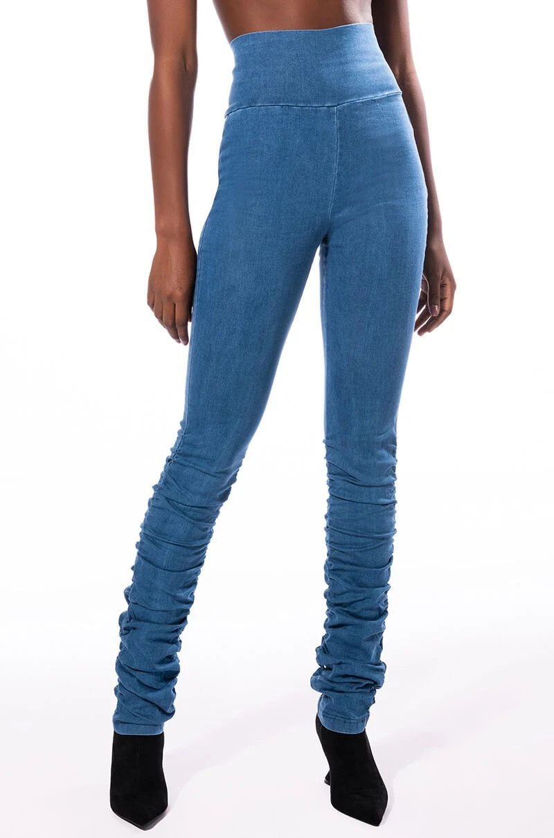 X.O HIGH RISE STACKED DENIM - Image 6