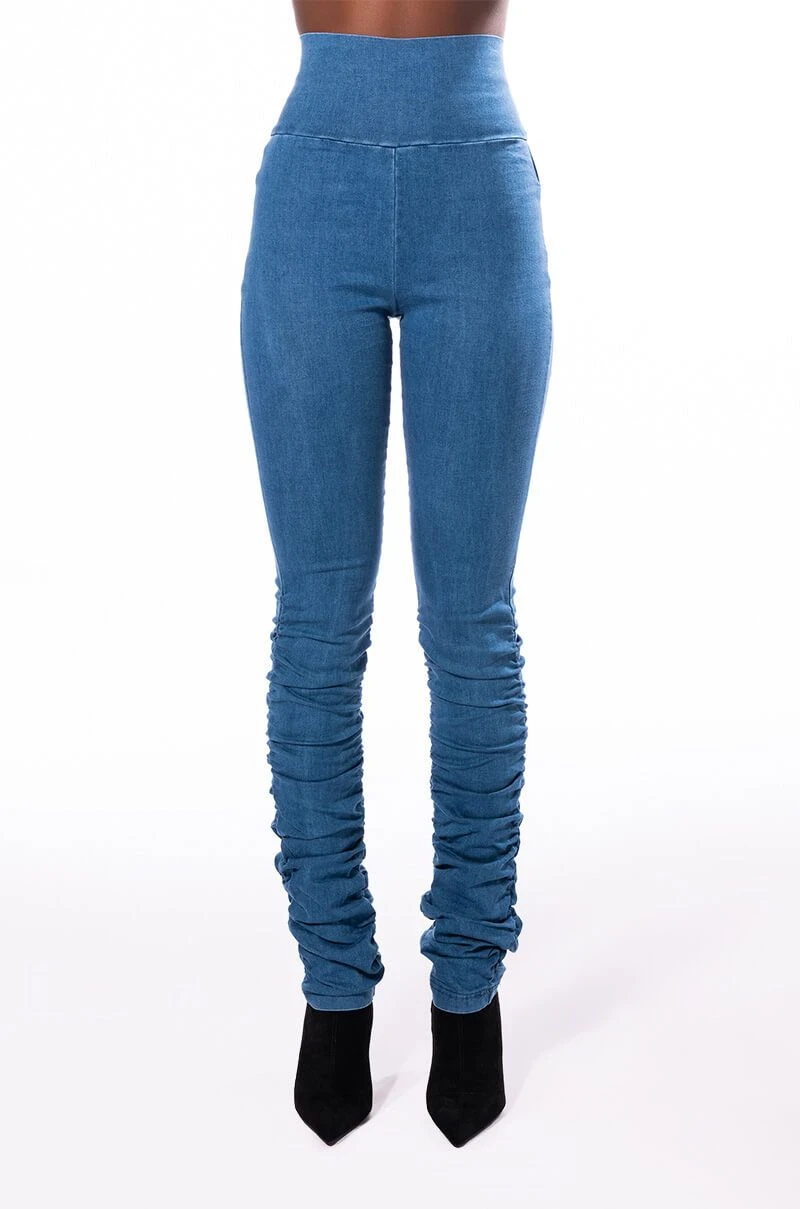 X.O HIGH RISE STACKED DENIM - Image 7