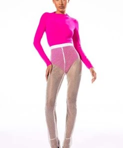 YOU CAN'T HANDLE THIS MESH RHINESTONE PANT